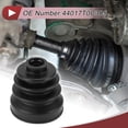 thumbnail image 3 of Unique Bargains No.44017T0C305 Inner CV Joint Boot Kit with Clamps for Honda Crosstour 2012, 3 of 7