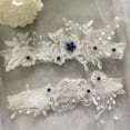 thumbnail image 2 of Ligas para novias, Liga de boda, Liga elástica de encaje suave con perlas, accesorios de boda para novia, regalos para novia, 2 of 5