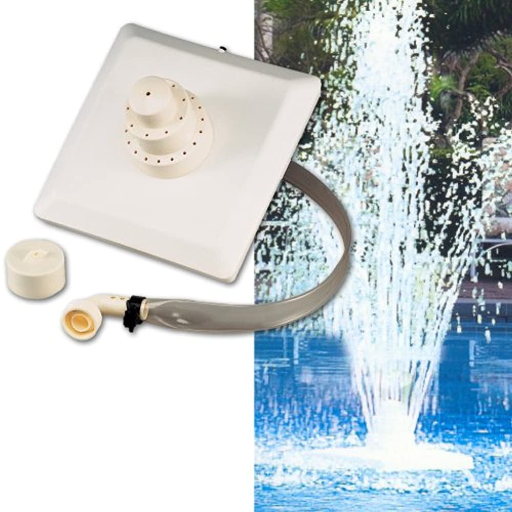 Apexan Solar Powered Floating Water Fountain+Solar Color Changing Floating Light 
