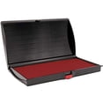 thumbnail image 2 of Large Premium Crimson RED Ink Stamp Pad - 3" by 6" - Quality Felt Pad, 2 of 2