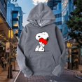 thumbnail image 3 of Sudadera con capucha del personaje de dibujos animados popular Snoopy Charlie Brown para hombres y mujeres, sudadera con capucha deportiva informal para parejas, 3 of 4