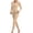 Beige, variant on Women's Thermal Underwear Thermal Set Fleece Lined Base Layer Shirts and Leggings Casual Warm Winter Cold Weather Ski Snow Underwear Set