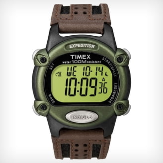 T49880 Men's Expedition Military Indiglo Night-Light Black Dial