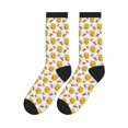 thumbnail image 5 of Crew Socks for Women Men, beehives honey bees cute  Moisture Running Athletic Football Striped Socks Cushion Tube Socks, 5 of 7