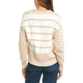 thumbnail image 2 of T Tahari womens  Whipstitch Cardigan, m, Beige, 2 of 3