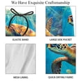 thumbnail image 4 of luoweisi Men's Beach Shorts Quick Dry Swim Trunks with Mesh Lining Sea Turtle S, 4 of 5