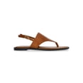 thumbnail image 3 of Time and Tru Women's Hooded Faux Leather Thong Sandals, 3 of 6