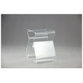 Acrylic Clear Magazine Rack End Table Stool