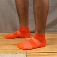 thumbnail image 7 of BambooMN Unisex Mens and Womens Quarter Socks Made of Rayon from Bamboo - Orange - 4 Pairs - Large, 7 of 7