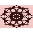 thumbnail image 1 of Ahgly Company Machine Washable Indoor Rectangle Transitional Pink Area Rugs, 8' x 12', 1 of 7