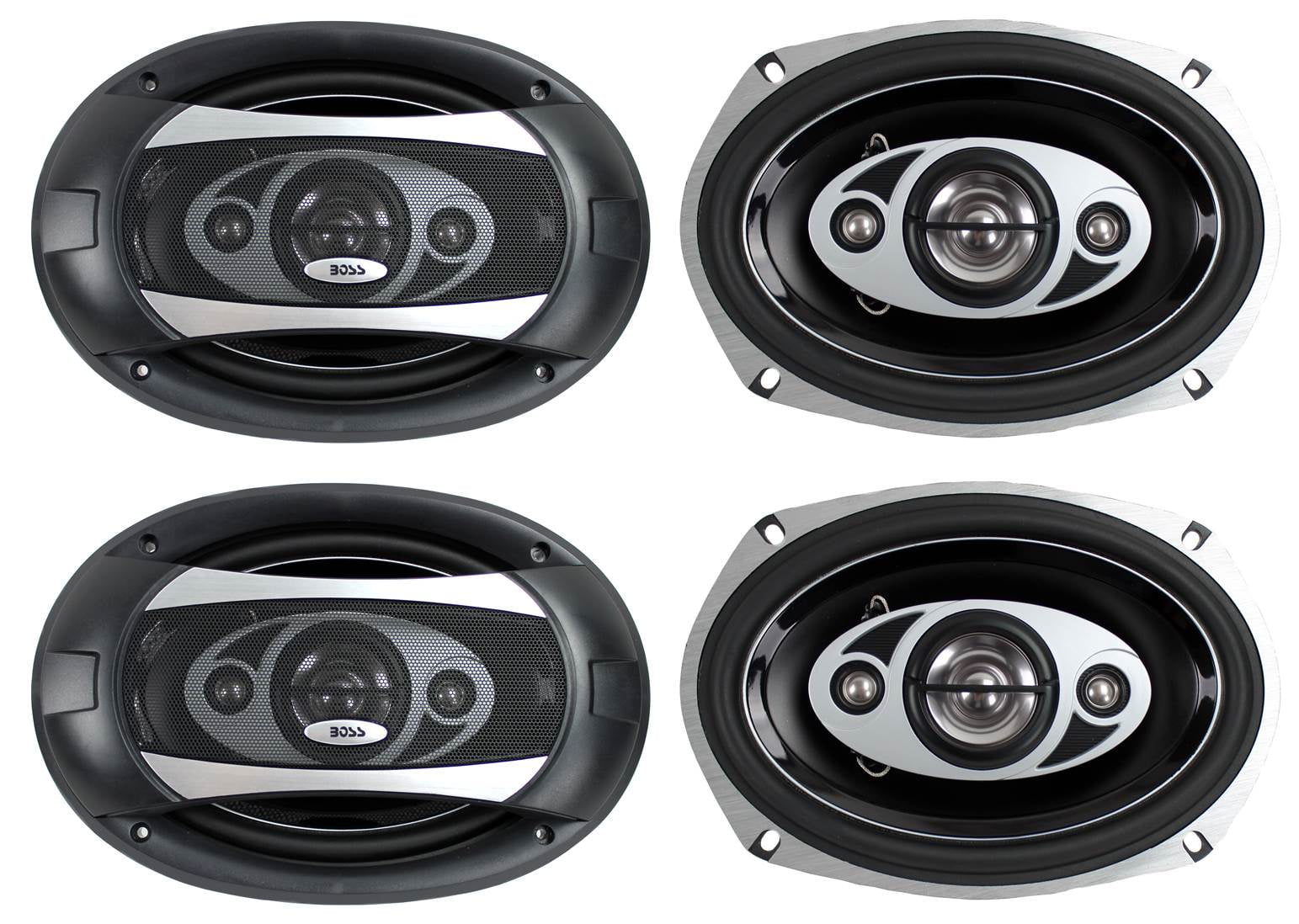 BOSS AUDIO P694C 6x9" 4Way 800W Car Coaxial Stereo Speakers P69.4C 4