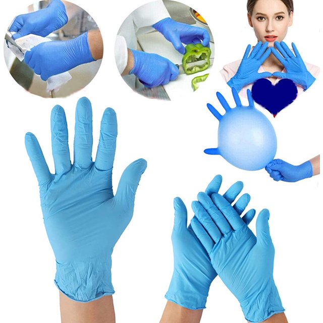 Guantes de nitruro desechables sin látex para el hogar, peluquería, tatuaje y barbacoa. ShuxiuWang 8390606619815