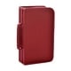 thumbnail image 5 of Estuche para DVD Estuche para CD Almacenamiento Capacidad para 128 Fundas a prueba de polvo Cartera resistente a rayones borgoña, 5 of 9