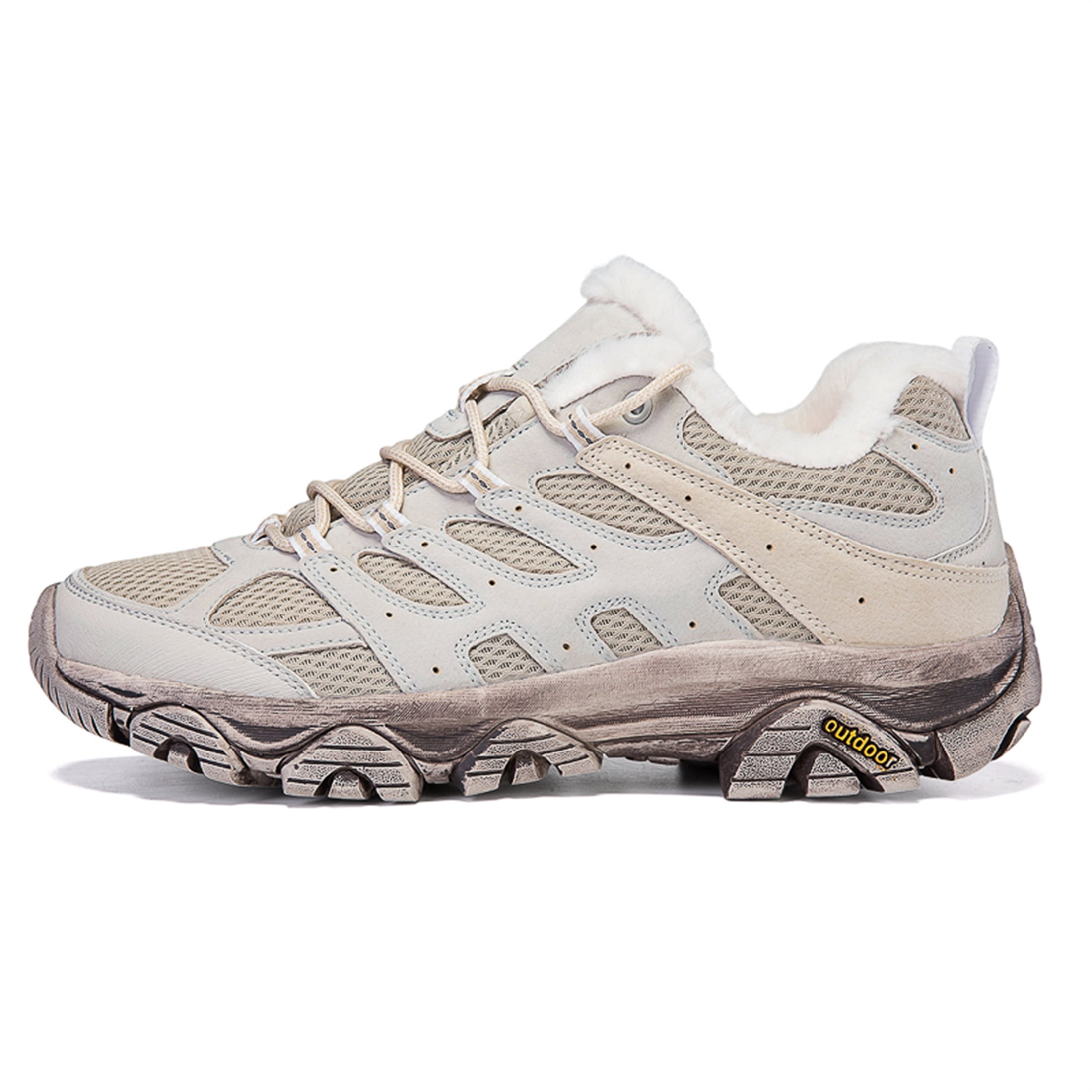 YOURDIARY Womens Mens Winter Hiking Shoes Comfortable Warm Walking Shoes