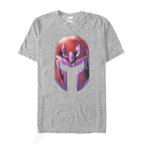Men's Marvel X-Men Magneto Helmet Graphic Tee Athletic Heather Small