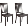 thumbnail image 2 of 3 Piece Dining Set with (Set of 2) Dining Chair and Dining Table in Cappuccino, 2 of 3