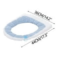 thumbnail image 2 of Warm Toilet Seat Cover, Household Universal Toilet Seat Thickened With Handle Winter Toilet Ring Washable Sets Wear Knitted Toilet Seat Up to 65% off, 2 of 7
