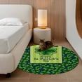 thumbnail image 2 of Small Round Rug 3Ft Washable Non-Slip, Happy St. Patrick's Day Circle Area Rugs for Living Room Bedroom, Spring Lucky Grass Watercolor Indoor Floor Mats Carpet Runner for Home Decor, 2 of 8