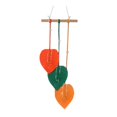 thumbnail image 2 of Esquirla Macrame Wall Hanging Tapestry Bohemian Decor Creative Leaf Tapestry Wall Art Decoration for Living Room Dorm Remembrance Gift D, 2 of 8