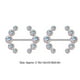 thumbnail image 3 of Guardurnaity Pezones Anillo Cuerpos de acero inoxidable Piercing Joyería Cuerpo Decoración para mujeres Ropa, zapatos y accesorios Miscelánea, 3 of 5