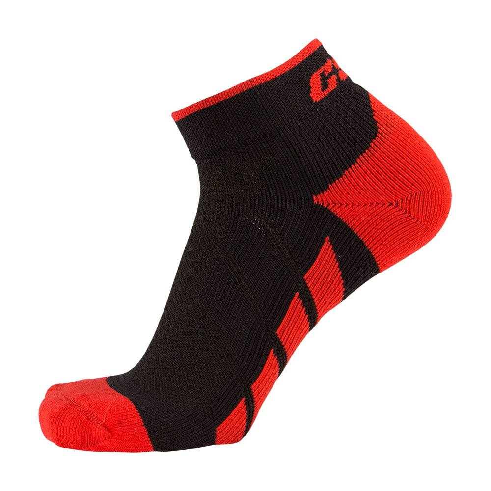 CSX High Cut Ankle Sock Pro, Red on Black, Medium - Walmart.com