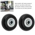 thumbnail image 4 of Roues de Roulette de Valise 2pcs Remplacement Muet Roues Pivotantes en Caoutchouc Roulements Kits de Réparation, Usure, Rotation à 360 Degrés, 4 of 8