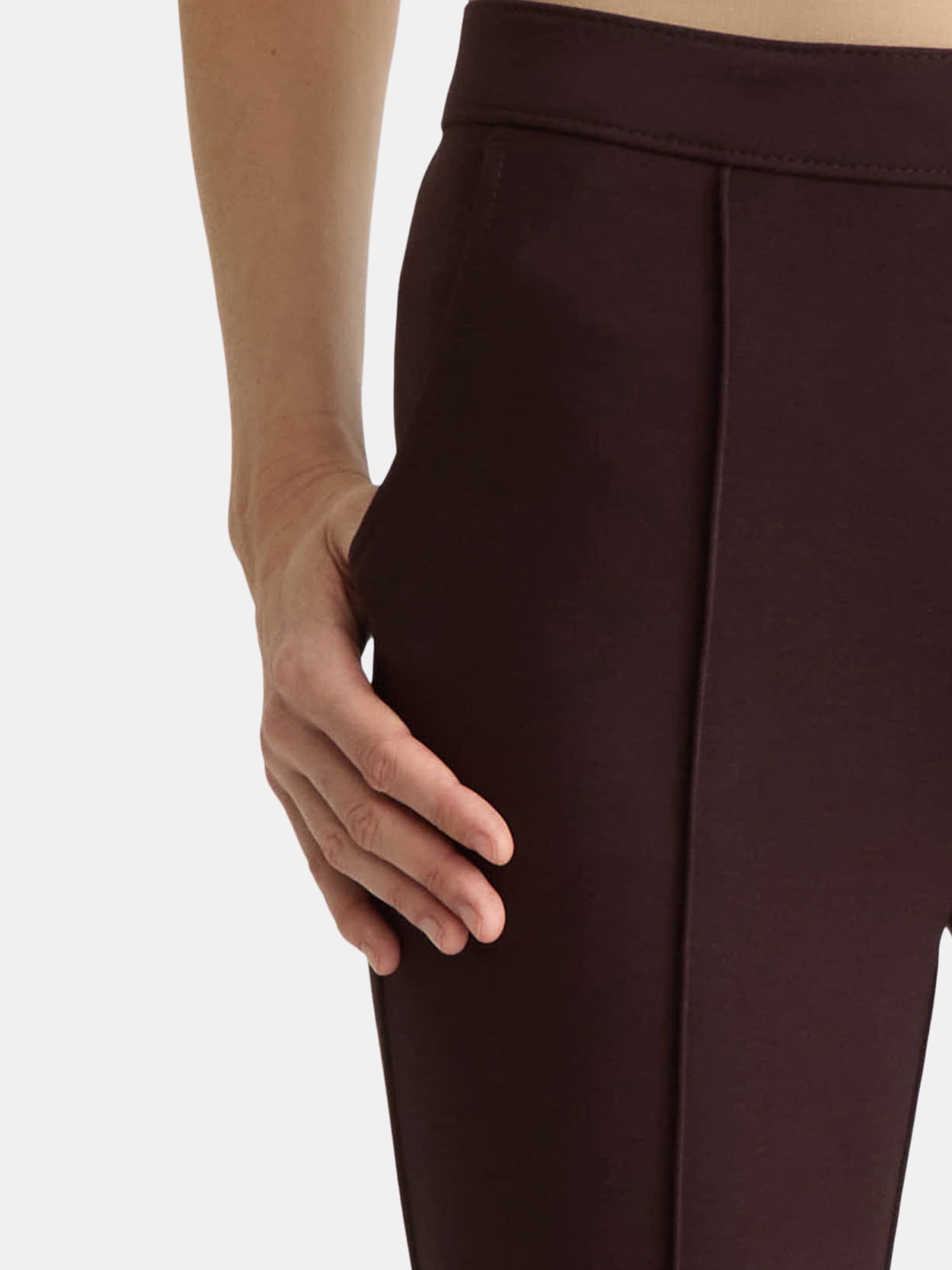 Time and Tru Women's Pull On Cropped Flare Pants, Sizes XS-XXXL