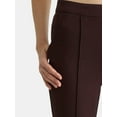 thumbnail image 4 of Time and Tru Women's Pull On Cropped Flare Pants, Sizes XS-XXXL, 4 of 5