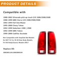 thumbnail image 2 of Conjunto de luces traseras Corkiauto para Chevy GMC 1988-1999, 2 of 7