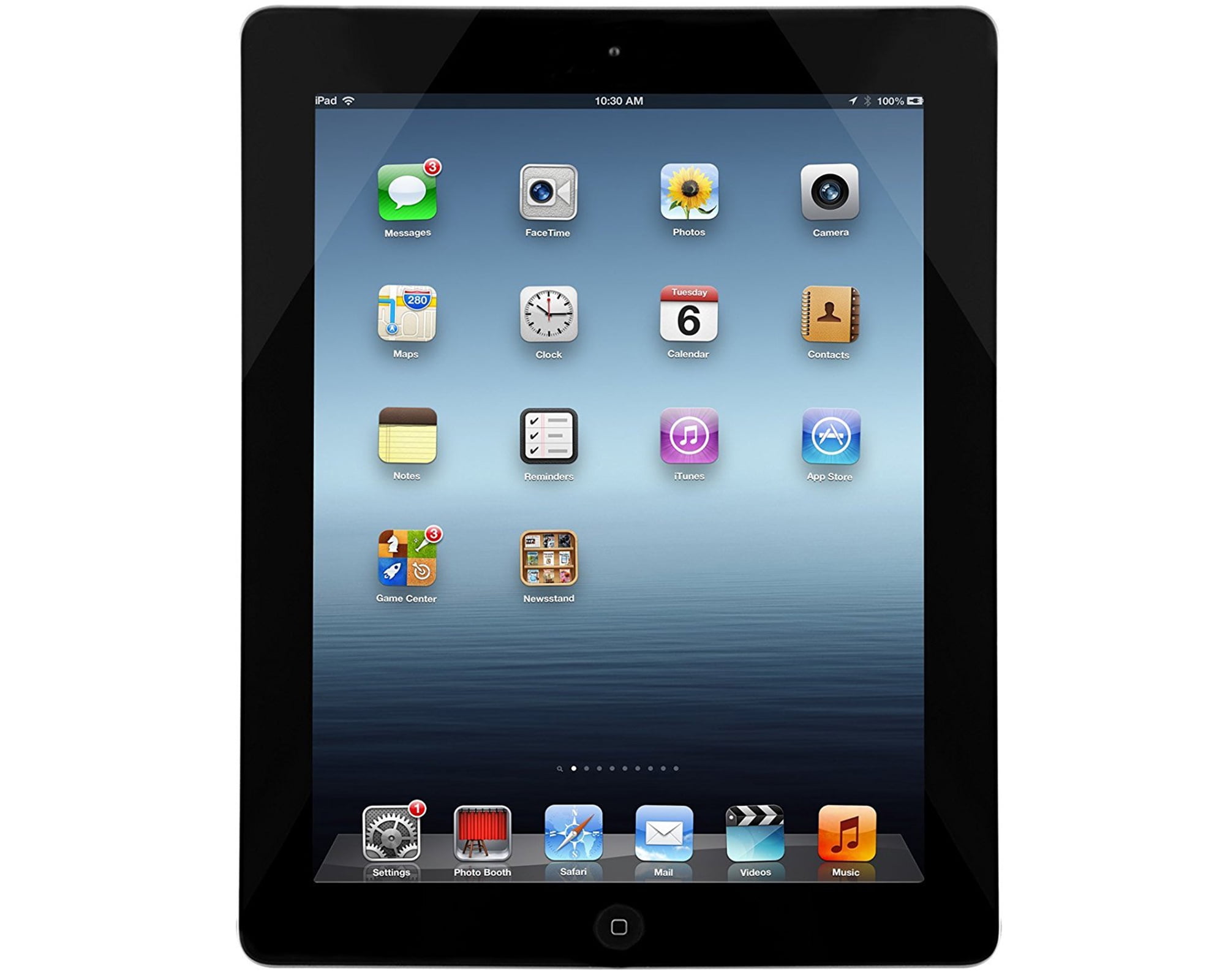 Apple iPad 3rd Gen Black MC706LL/A 9.7" 32GB Wi-Fi 9.7in Retina Display 