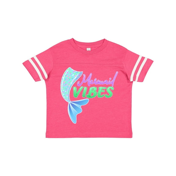 Inktastic Mermaid Vibes Mermaid Tail Girls Toddler T-Shirt