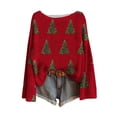 thumbnail image 1 of Zhanying Chandail de Noël Laid pour Femmes, Drôle, Tricot d'Hiver, Graphique, Chandail de Fête Laid pour Femmes, Rouge, Col Rond, Noël Sweater, 1 of 3