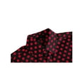 thumbnail image 4 of MODA NOVA Big & Tall Men's Polka Dots Long Sleeve Dress Button Down Shirts Red Black XL, 4 of 6