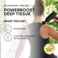 thumbnail image 2 of Pistola de masaje Sharper Image Powerboost con 5 accesorios, 2 of 8