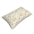 thumbnail image 3 of Naloa Floral1 Pillowcase, Throw Pillowcase, Wrinkle-Free, Stain-Resistant with Hidden Zipper for Bedroom Sofa - 14"x20", 3 of 9