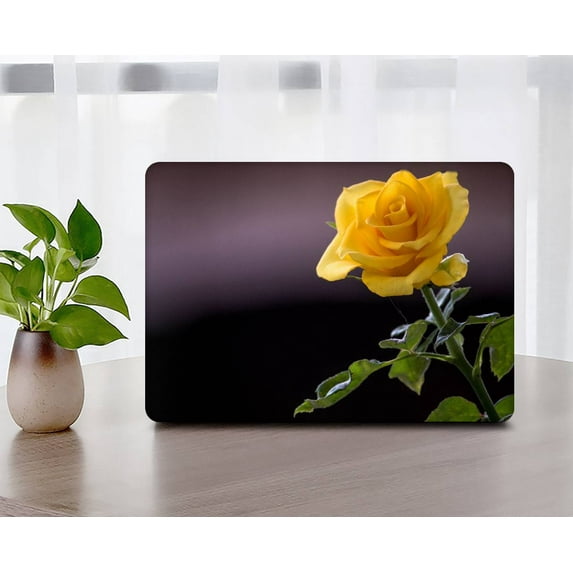 KSK KAISHEK Protective Case Hard Cover Compatible with MacBook Air 13" 2017 - 2014 2013 2012 2011 2010 A1466/A1369, Flower 0220