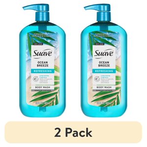 Suave Essentials Ocean Breeze Body Wash, 30 fl oz