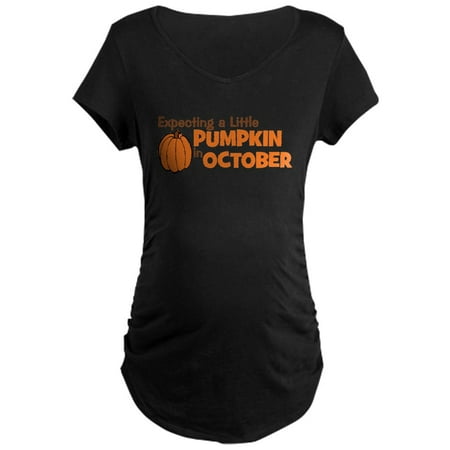 

CafePress - Expecting Pumpkin October Maternity Dark T Shirt - Maternity Dark T-Shirt