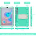 thumbnail image 2 of XYX Case for Samsung Galaxy Tab S6 10.5 inch (SM-T860/SM-T865), Dual Layer Slim Heavy Shockproof Rugged Protective Cover Case with Kickstand (Mint Green), 2 of 7