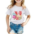 thumbnail image 1 of MEZZALL T-Shirts de Mode pour Garçons et Filles, Décontractés, Imprimés, Col Rond, Manches Courtes, Respirants, 4-5 Ans, 1 of 3