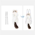 thumbnail image 4 of Sac à Dos Vache Chat Mignon Sac en Peluche Animaux en Peluche Réalistes Sac à Dos Chat Sangle Réglable, 4 of 8