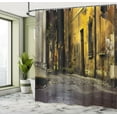 thumbnail image 5 of Ambesonne Street Shower Curtain, Dark City Old Avenues, 69"Wx75"L, Multicolor, 5 of 5