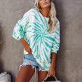 thumbnail image 3 of Women Long Sleeve Blouse, Comfortable Soft Women Pullover Sweatshirt Off The Shoulder  For Daily Wear ANGGREK Verde L, 3 of 6