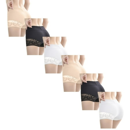 LUOGENLI Panties for Women Pack Cotton Women s High Waist Seamless Body Briefs Control Panty Lifter Shapewear Slim Waist Trainer Panties for Women Pack Briefs Panties for Women Sexy Thong XL