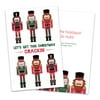 Personalized Toy Soldier Folded Christmas Greeting Card