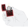 thumbnail image 5 of Zippo Fireball Dragon Logo Red Matte Pocket Lighter, 5 of 6