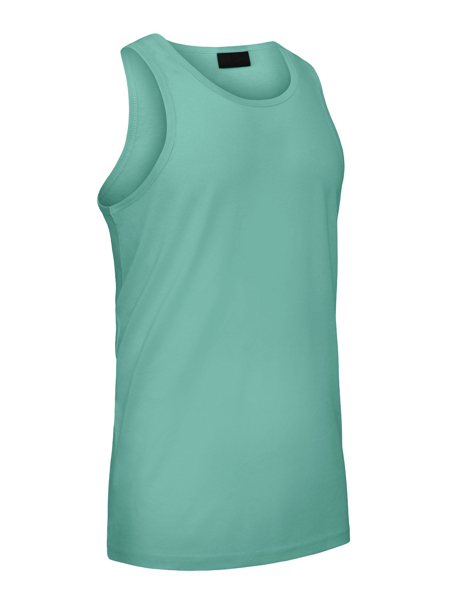 GStyle USA Men's Straight Hem Long Length Tank Top TT60 Mint X