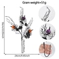 thumbnail image 4 of Glitter Maple Leaf Halloween Branch Picks – Versatile Fall Decor for Mantel, Table Centerpiece, and Window Display, 4 of 8