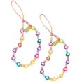 thumbnail image 1 of IBAOLEA 2Pcs Mobile Phone Lanyard Wrist Strap Handmade Girly Style Fixed Beads Phly-xsa-33, 1 of 7