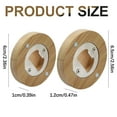 thumbnail image 3 of Diy Round Bottle Opener Fridge Magnet, 2.36" Beer Opener with Strong Magnetic Back, Wood Material Bar Decoration, Custom Engravable Refrigerator Sticker, Perfect Bar Accessory, A Bottle Opener, 3 of 4